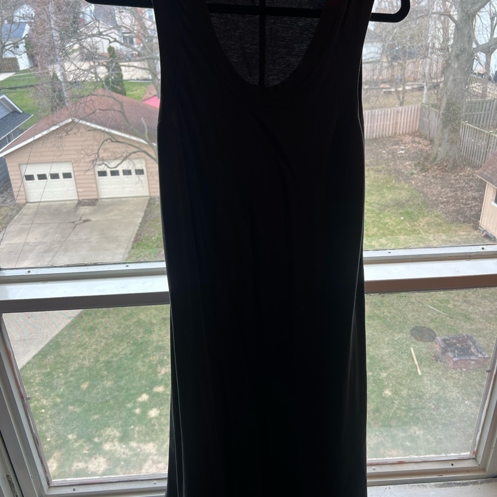 Casual Black Sleeveless Dress